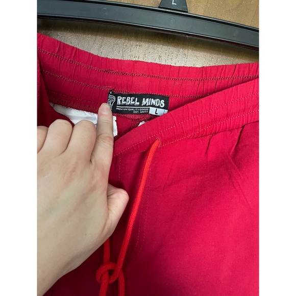 🌸✨Never Worn! Men’s Rebel Minds Elastic Waist Pants Large - Picture 3 of 8